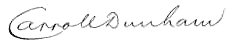 Carroll Dunham's signature