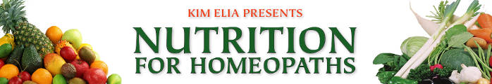 Nutrition for Homeopaths