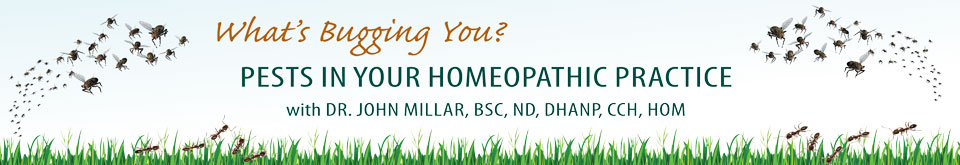 What’s Bugging You? Pests in Your Homeopathic Practice with  John Millar